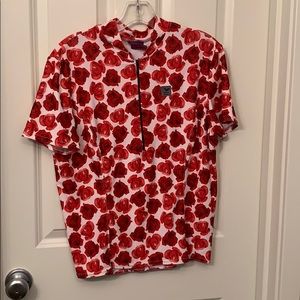 Rose Pattern Cycling Shirt